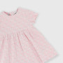 Newborn ribbed dress, pink Newborn ribbed dress, pink