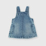 Salopette en jeans nouveau-née,  bleu Salopette en jeans nouveau-née,  bleu