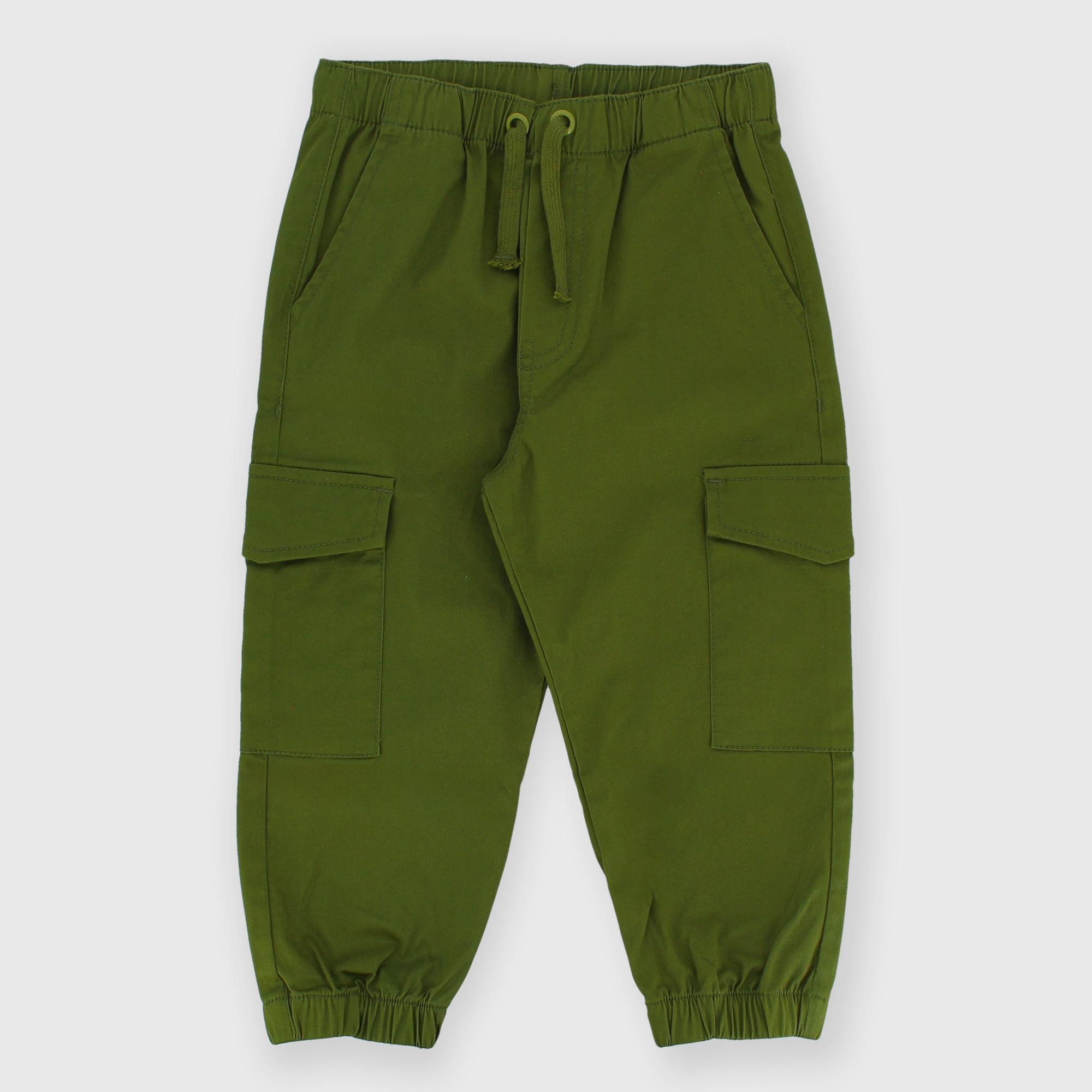 Брюки из габардина для мальчиков, зеленый
