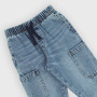 Pantalón de tejido vaquero de niño, azul Pantalón de tejido vaquero de niño, azul