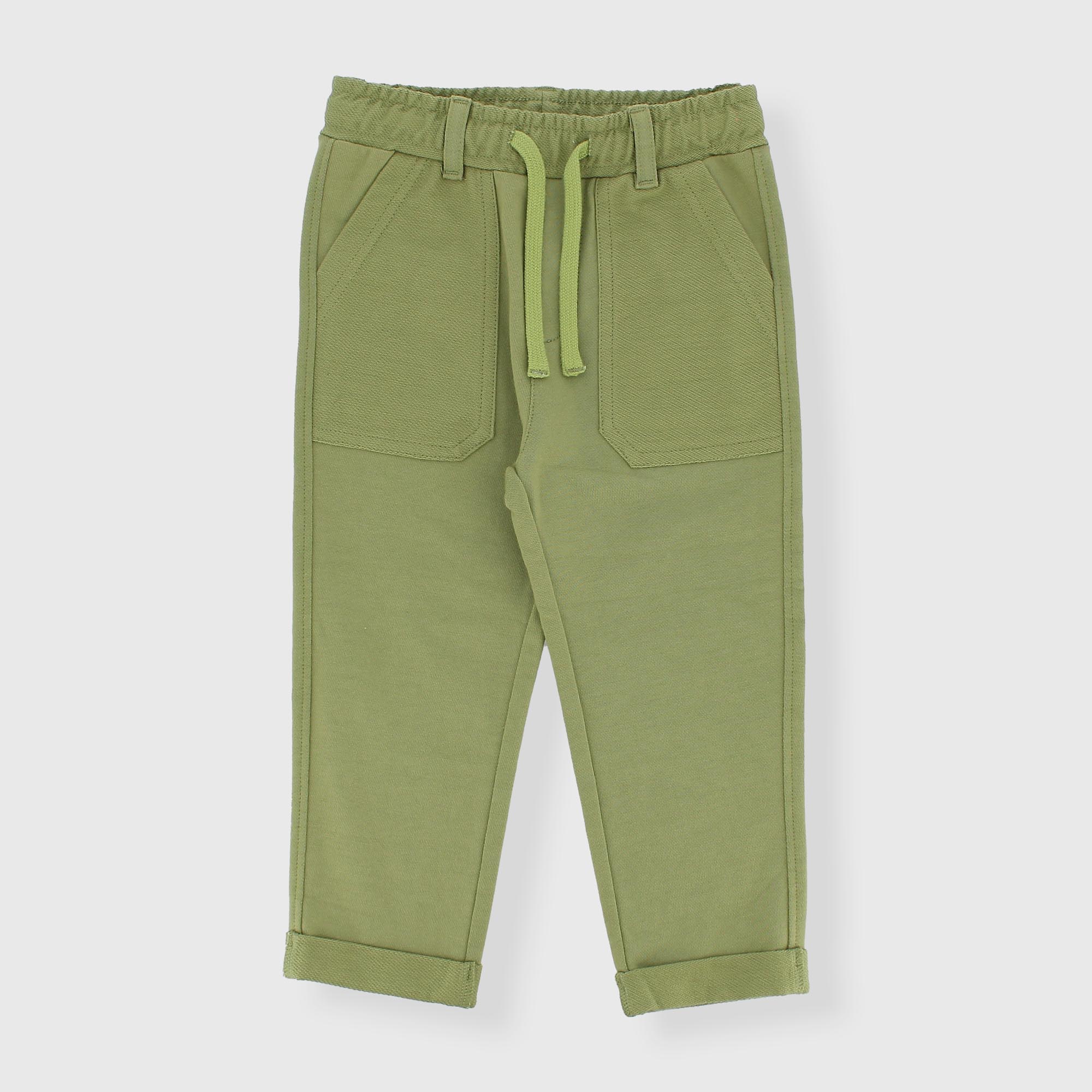 БРЮКИ ИЗ ФЛИСА ДЛЯ МАЛЬЧИКОВ, ЗЕЛЕНЫЙ