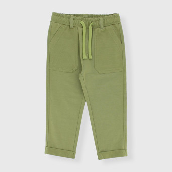 Boy's fleece trousers, green Boy's fleece trousers, green
