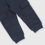 Pantalón de tejido tipo sudadera de niño, azul Pantalón de tejido tipo sudadera de niño, azul