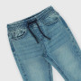 Pantalón de tejido vaquero de niño, azul Pantalón de tejido vaquero de niño, azul
