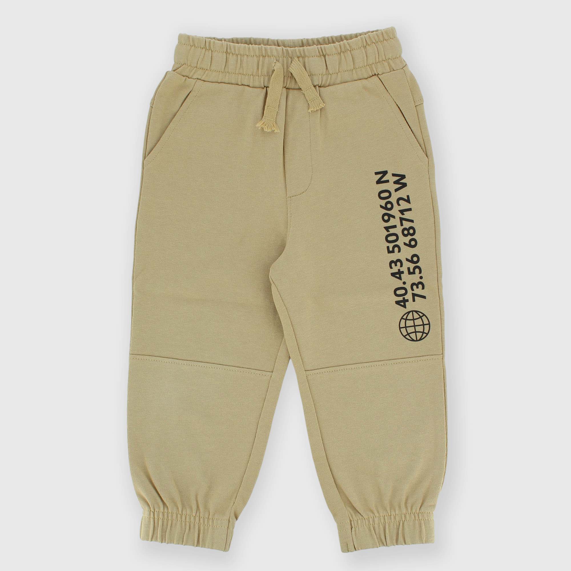 Boy's heavy-Jersey trousers, beige