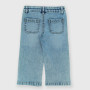 Pantalón de tejido vaquero de niña, azul Pantalón de tejido vaquero de niña, azul
