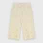 Girl's coton-linen trousers, pink Girl's coton-linen trousers, pink