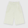 Pantalon en coton pour fillette blanc Pantalon en coton pour fillette blanc