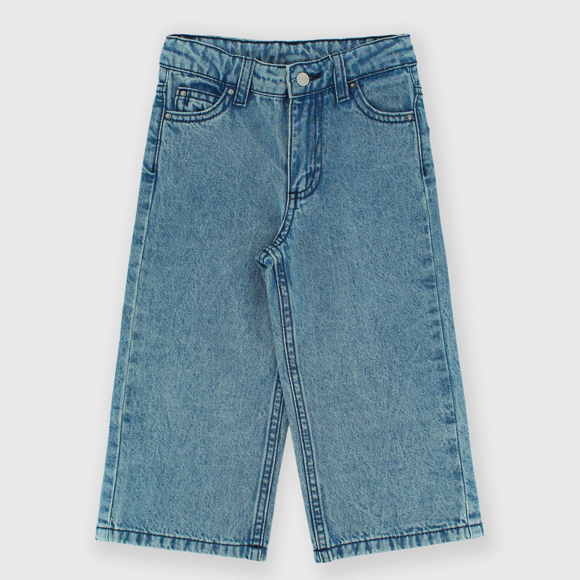 Pantalone in jeans da bambina, blu