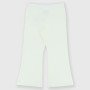 Pantalón de felpa para niña, blanco Pantalón de felpa para niña, blanco