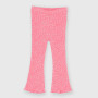 Gerippte Leggings für Mädchen, rosa Gerippte Leggings für Mädchen, rosa
