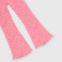 Gerippte Leggings für Mädchen, rosa Gerippte Leggings für Mädchen, rosa
