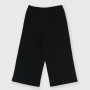 Pantalón de tejido seersucker para niña, negro Pantalón de tejido seersucker para niña, negro