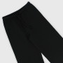 Pantalón de tejido seersucker para niña, negro Pantalón de tejido seersucker para niña, negro