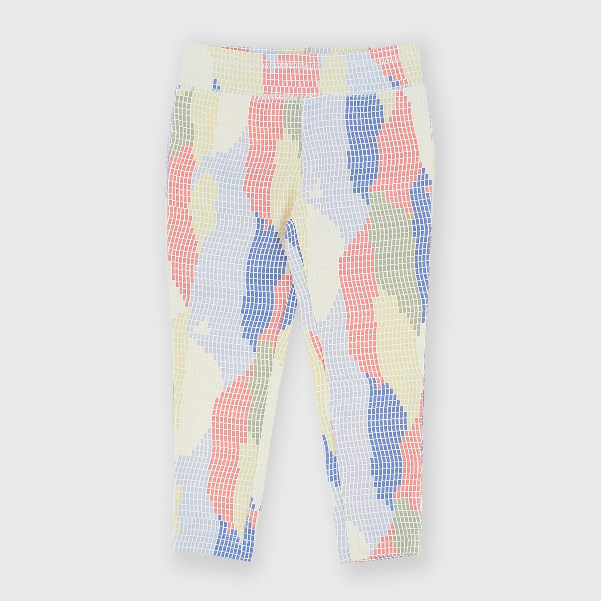 Leggings de tejido técnico para niña, multicolor