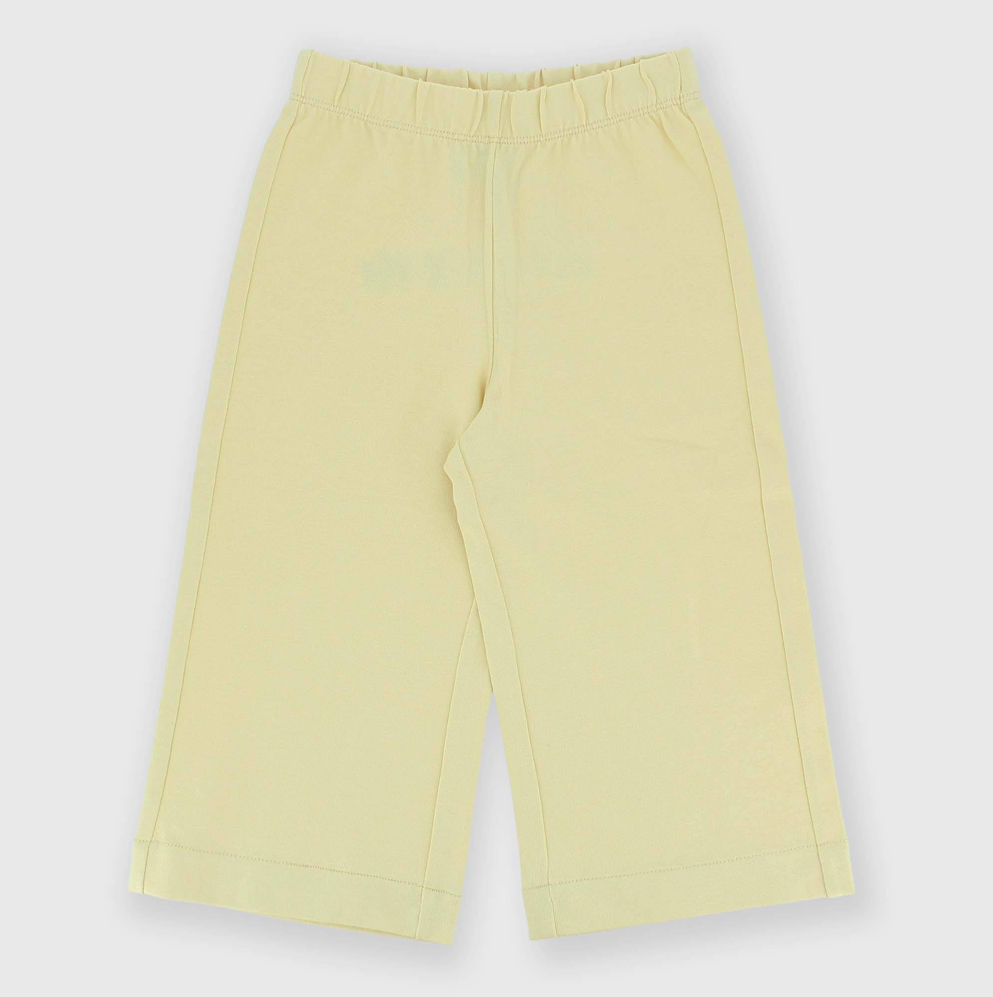 Pantalón de tejido Jersey para niña, beige
