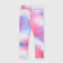 Leggings de tejido técnico para niña, blanco Leggings de tejido técnico para niña, blanco
