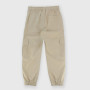 Gabardine-Hose für Jungen, beige. Gabardine-Hose für Jungen, beige.