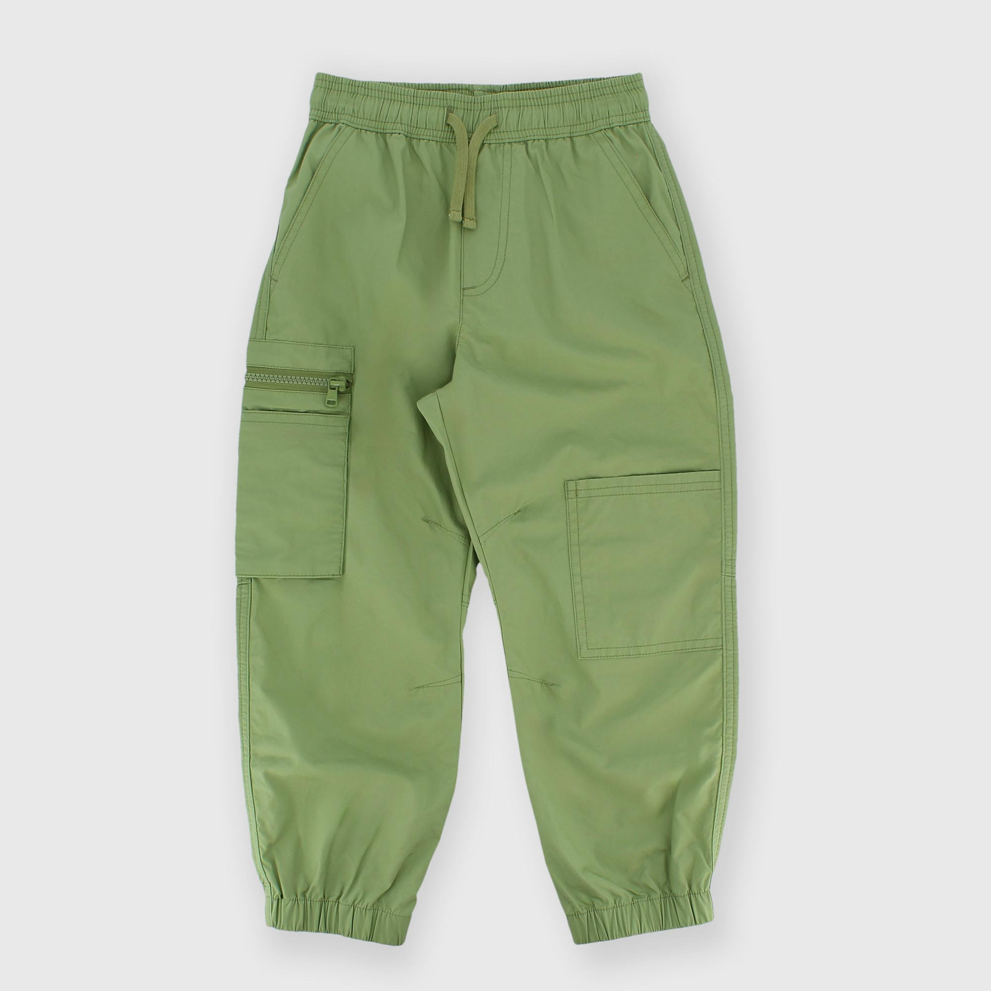Boy's gabardine trousers, green