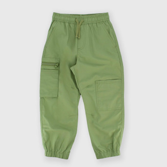 Boy's gabardine trousers, green Boy's gabardine trousers, green