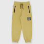 Boy's fleece trousers, yellow Boy's fleece trousers, yellow