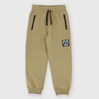 Pantalon en molleton garcon, beige Pantalon en molleton garcon, beige