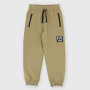 Pantalón de felpa para niño, beige Pantalón de felpa para niño, beige