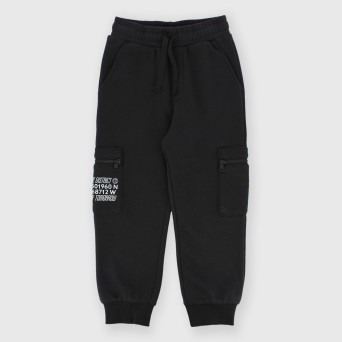 Boy's fleece trousers, grey Boy's fleece trousers, grey