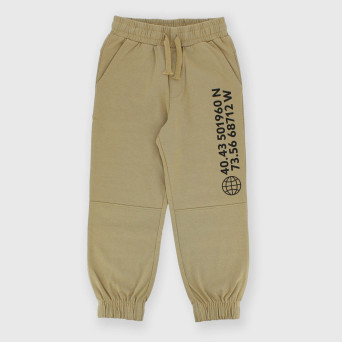 Boy's heavy-Jersey trousers, beige Boy's heavy-Jersey trousers, beige
