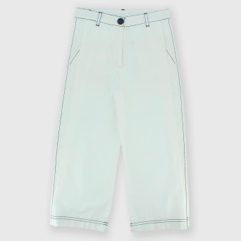 Girl's coton trousers, white Girl's coton trousers, white