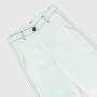 Pantalon en coton pour fille, blanc Pantalon en coton pour fille, blanc