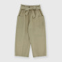 Pantalon en coton-lin  fille, vert Pantalon en coton-lin  fille, vert
