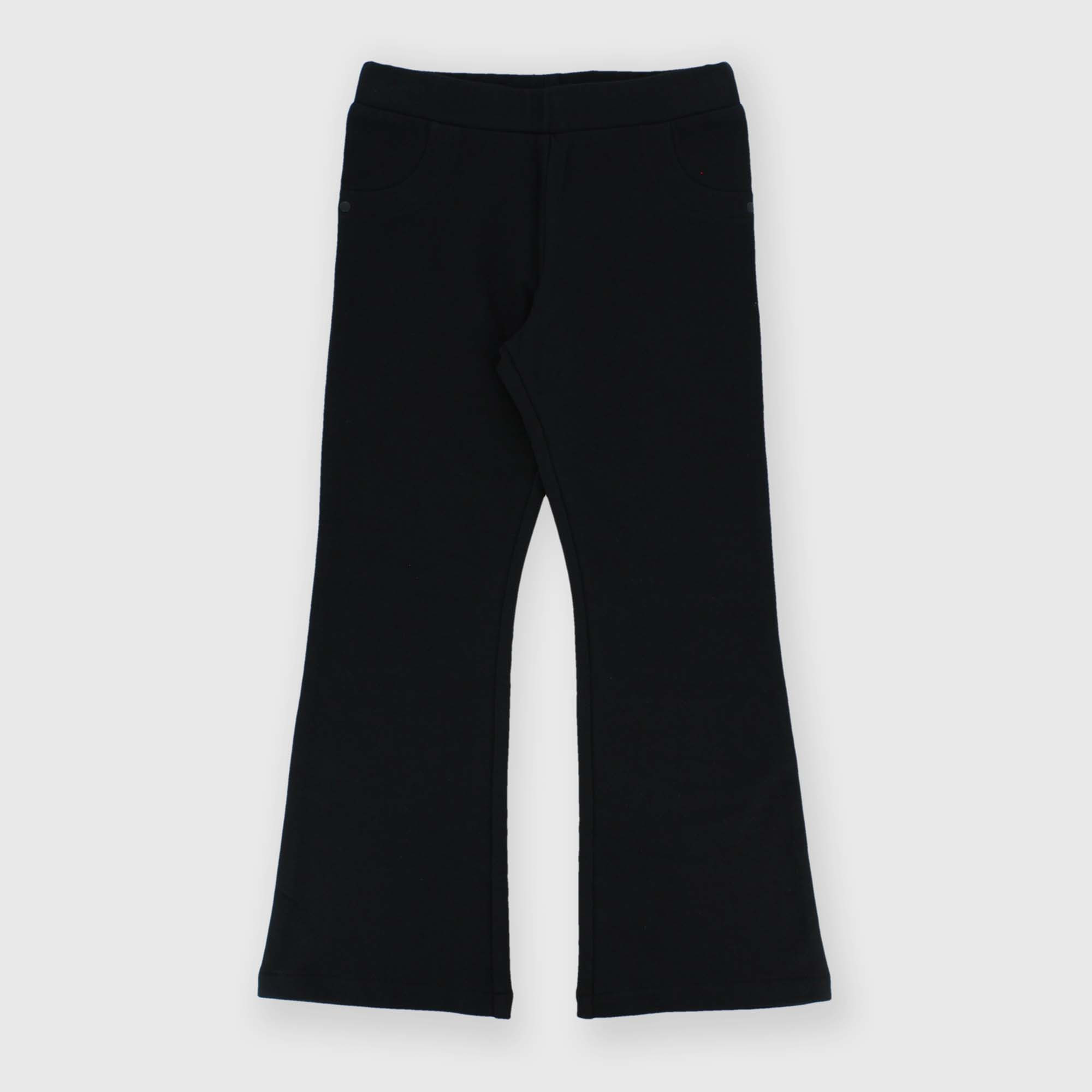 Girl's fleece trousers, black