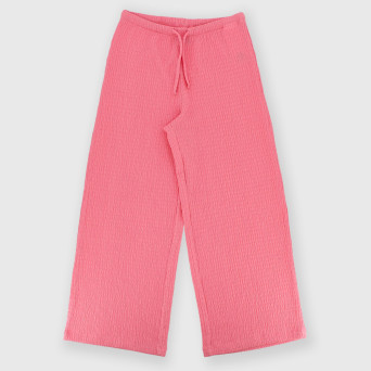 Pantalon en seersucker  fille,  rose Pantalon en seersucker  fille,  rose