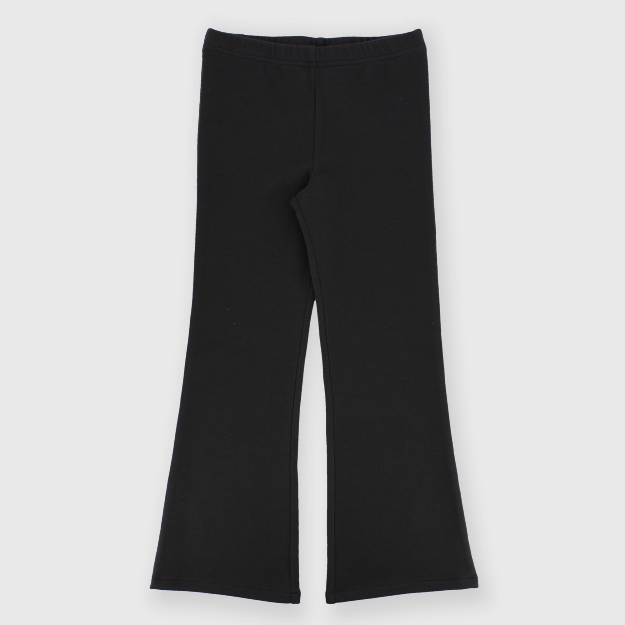 Girl's fleece leggings, grey