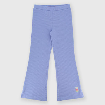 Leggings côtelé  pour fille,  violet Leggings côtelé  pour fille,  violet