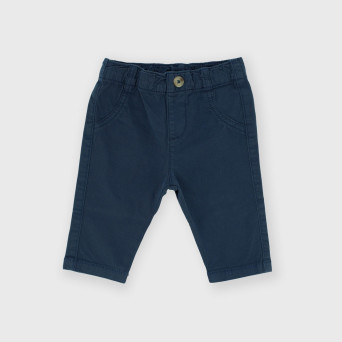 Pantalón de gabardina para bebé niño, azul Pantalón de gabardina para bebé niño, azul