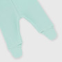 Polaina de tejido Interlock para bebé, verde Polaina de tejido Interlock para bebé, verde