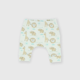 Newborn ribbed trousers, white Newborn ribbed trousers, white