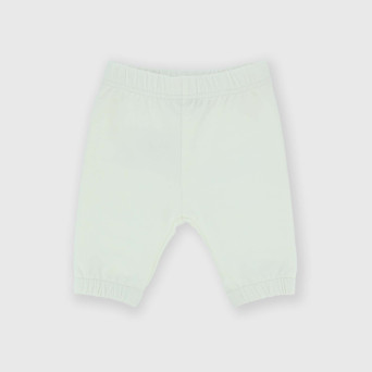 Pantalón de felpa para bebé niña, blanco Pantalón de felpa para bebé niña, blanco