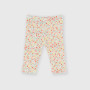 Leggings canalé de bebé niña, blanco Leggings canalé de bebé niña, blanco