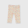 Leggings canalé de bebé niña, blanco Leggings canalé de bebé niña, blanco