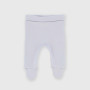 Newborn Interlock trousers, violet Newborn Interlock trousers, violet