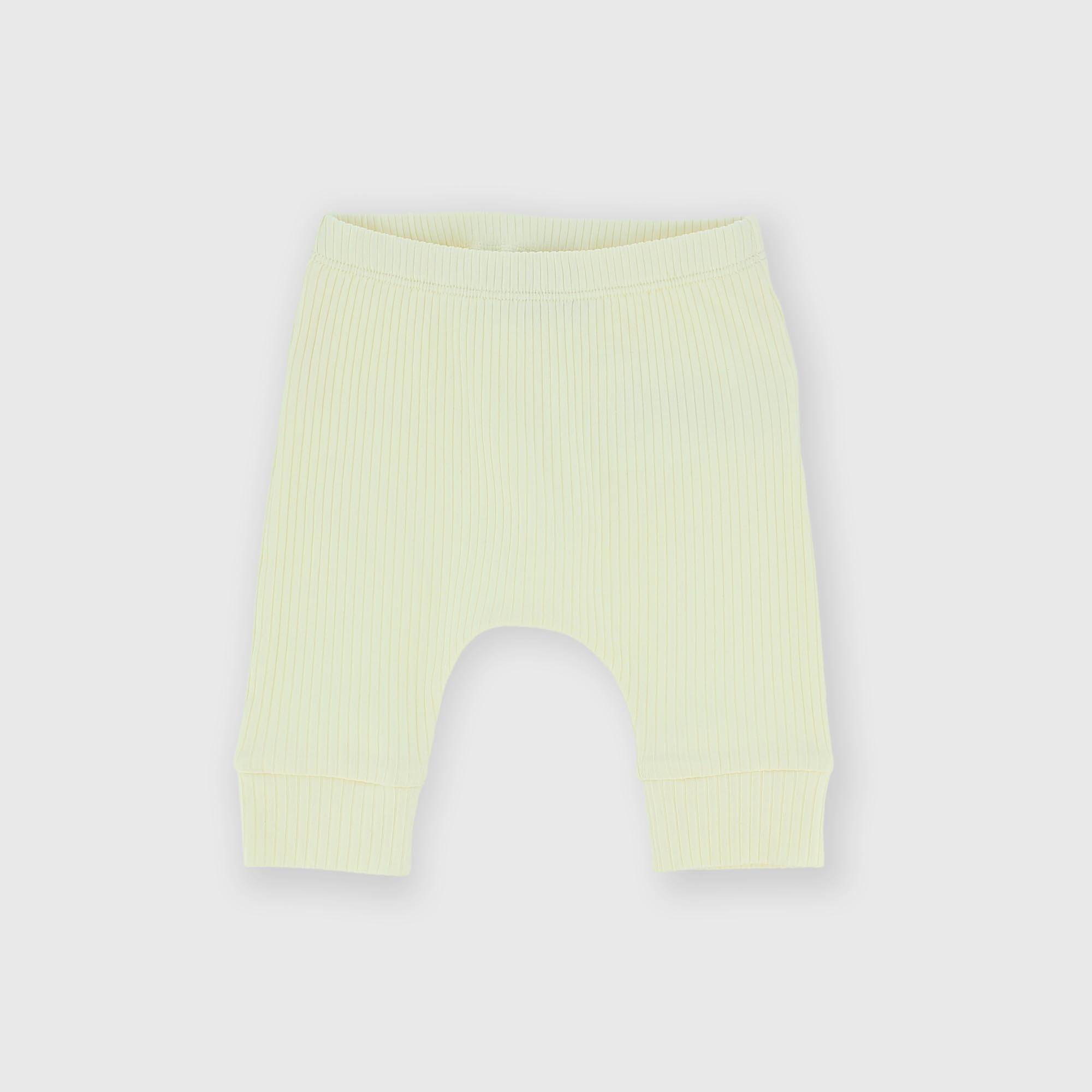 Pantalon côtelé  nouveau-née, beige