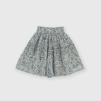Pantalon-jupe en chiffon  fille,  blanc Pantalon-jupe en chiffon  fille,  blanc