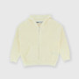 Cardigan en coton avec capuchon  garçon, blanc Cardigan en coton avec capuchon  garçon, blanc