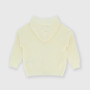 Cardigan en coton avec capuchon  garçon, blanc Cardigan en coton avec capuchon  garçon, blanc