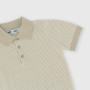 Boy's short sleeves coton polo, white Boy's short sleeves coton polo, white