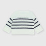 Pull en coton  fille,  blanc Pull en coton  fille,  blanc