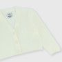 Cardigan aus Baumvolle für Mädchen, weiss Cardigan aus Baumvolle für Mädchen, weiss